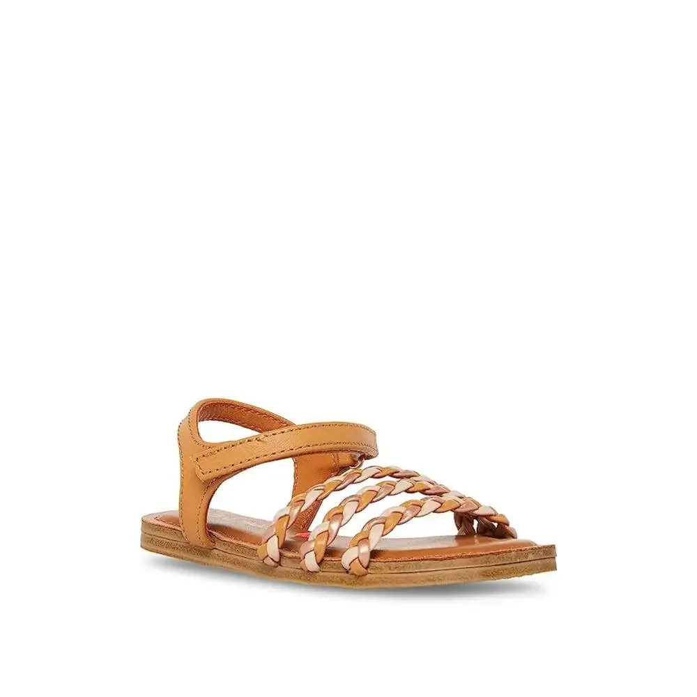 Steve Madden Georjia Sandals Toddler US 9 M Brown Leather Strappy HTAT1748